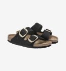 Birkenstock - Arizona Big Buckle Nubuck Leather - Black - Normal