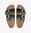 Birkenstock - Arizona Big Buckle Nubuck Leather - Black - Normal