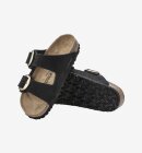 Birkenstock - Arizona Big Buckle Nubuck Leather - Black - Normal