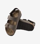 Birkenstock - Milano HL Kids Birkibuc sandal - Mocha - Normal