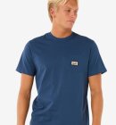 Rip Curl - Surf Paradise Badge Tee Update - Herre - Washed Navy