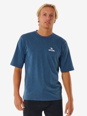 Rip Curl - Stack UV Short Sleeve Rash Guard - Herre - Navy Marle