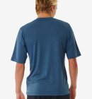 Rip Curl - Stack UV Short Sleeve Rash Guard - Herre - Navy Marle