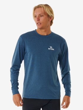 Rip Curl - Stack UV Long Sleeve Rash Guard - Herre - Navy Marle