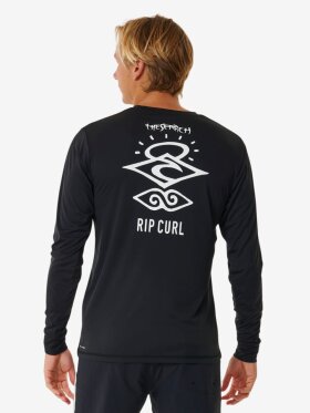Rip Curl - Icons Surflite Long Sleeve UV T-shirt - Herre - Black