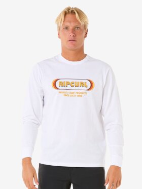 Rip Curl - Icons Of Surf Long Sleeve UV Tee - Herre - White