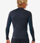Rip Curl - å Dawn Patrol UPF Perf Long Sleeve Rash Vest - Herre - Navy Marle