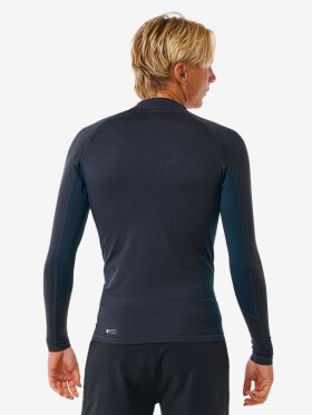 Rip Curl - å Dawn Patrol UPF Perf Long Sleeve Rash Vest - Herre - Navy Marle