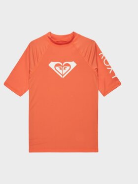 Roxy - Wholehearted - Uv-bluse med korte ærmer til børn - Emberglow/Coral