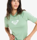 Roxy - Whole Hearted UV bluse m/korte ærmer til kvinder - Basil