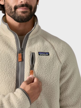 Patagonia - Men's Retro Pile Fleece Jakke | Herre | Pelican