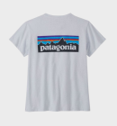 Patagonia - Women's P-6 Logo Responsibiliti T-shirt - Dame - White
