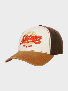 STETSON - Baseball Cap Vintage Distressed - Herre - Beige/Brown