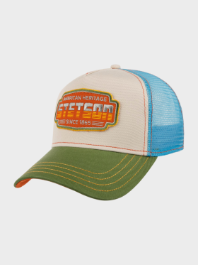 STETSON - Trucker Cap Lightning - Herre - Green / Light Khaki STETSON - Trucker Cap Lightning - Herre - Green / Light Khaki