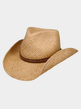 STETSON - Western Raffi Stråhat - Unisex - Beige