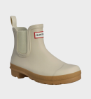 Hunter - Women's Original Chelsea Boots  - Gravel / Biscuit