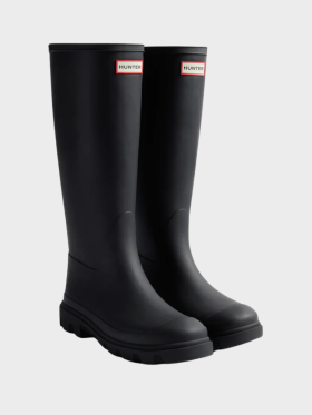 Hunter - Downpour Tall Boot - Unisex - Black