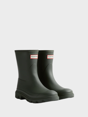 Hunter - Downpour Short Boot - Unisex - Olive