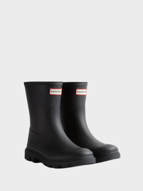 Hunter - Downpour Short Boot - Unisex - Black