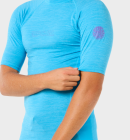 Rip Curl - Dawn Patrol UV Long Sleeve Rash Guard - Mænd - Blue Paint