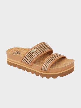 Reef - Cushion Vista Hi - Sandaler til damer - Chocolate Raffia 