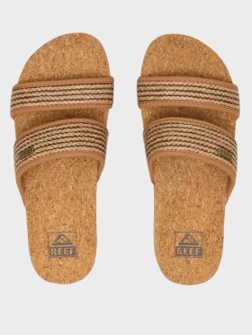 Reef - Cushion Vista Hi - Sandaler til damer - Chocolate Raffia 