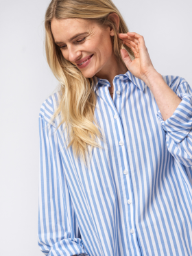 Sea Ranch - Vigga - Skjorte til damer - White/Powder Blue