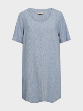 Freequent - Lava - kjole til damer - Offwhite/Nebulas Blue