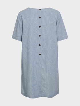 Freequent - Lava - kjole til damer - Offwhite/Nebulas Blue