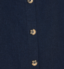 Freequent - Lava - hørtop til damer - Navy Blazer