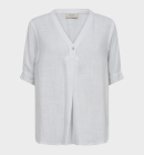 Freequent - Larin - bluse til damer - Brilliant White