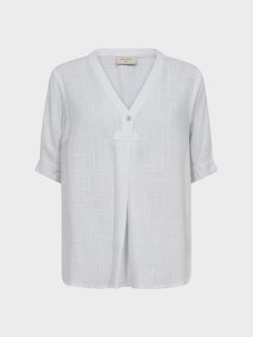 Freequent - Larin - bluse til damer - Brilliant White