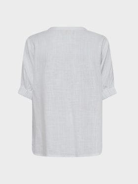 Freequent - Larin - bluse til damer - Brilliant White