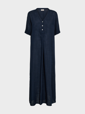 Freequent - Larin - lang kjole til damer - Navy Blazer