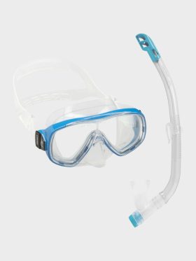 Cressi - Ondina - Snokelsæt til børn 7-13 år - Clear/Blue