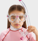 Cressi - Maria - Snokelsæt til børn 7-13 år - Clear/Pink