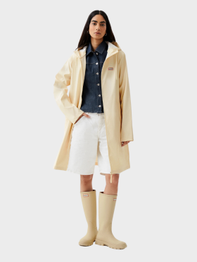Hunter - Andrea Rain Coat - Unisex - Gravel (Beige)