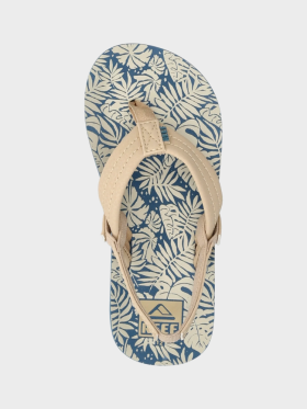 Reef - Little Ahi - sandaler til børn - Blue/Tan Palm