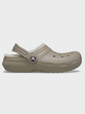 Crocs - Classic Lined Clog - Kid - Mushroom / Bone