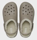 Crocs - Classic Lined Clog - Kid - Mushroom / Bone