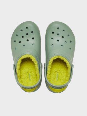 Crocs - Classic Lined Clog - Kid - Moss