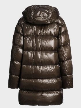 Parajumpers - Ivonne Long Hooded Down Jacket - Women - Earth Brown