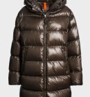 Parajumpers - Ivonne Long Hooded Down Jacket - Women - Earth Brown