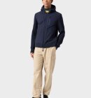 Parajumpers - Willard Hooded Tech Knit Jacket - Mens - Blue Navy