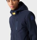 Parajumpers - Willard Hooded Tech Knit Jacket - Mens - Blue Navy
