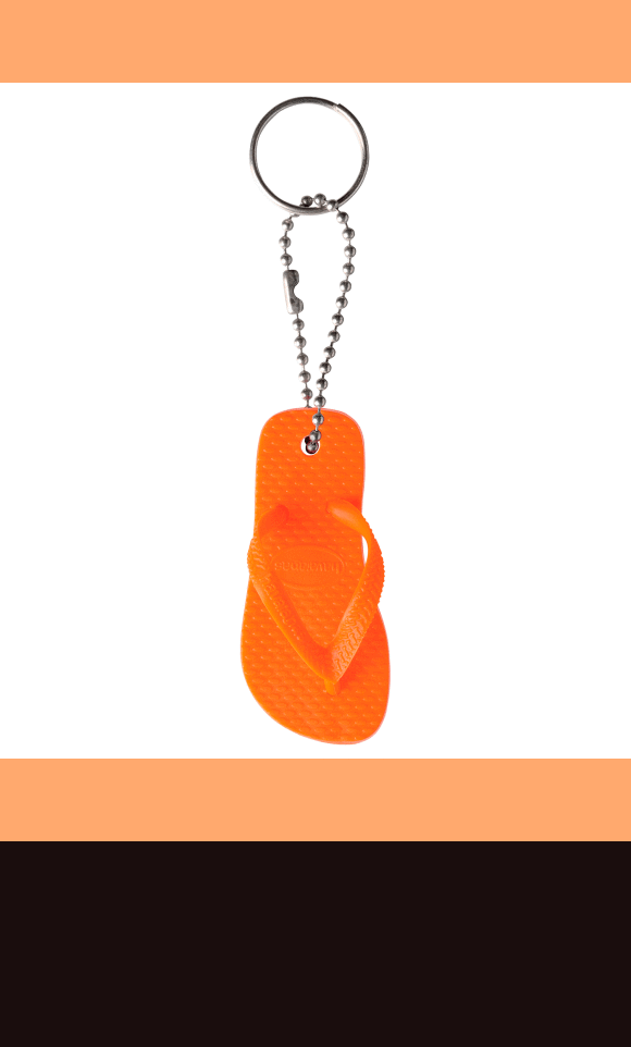 Havaianas - HAVAIANAS KEYRING | NEON ORANGE