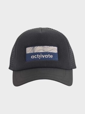State of Wow - BERN Flece Trucker Cap - Voksne - Black