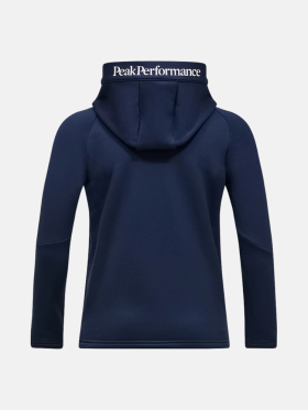 Peak Performance - Rider Essentials Midlayer m/lynlås - Børn - Blue Shadow