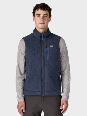 Patagonia - Men's Retro Pile Fleece Vest - New Navy / Sunken Blue