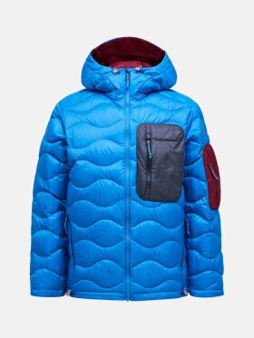 Peak Performance - Helium Utility Hood Down Jacket - Mens - Azure Ascent 